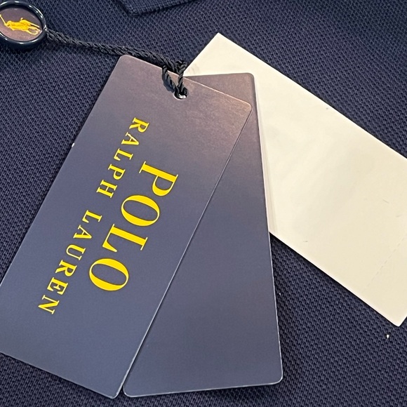 Polo Ralph Lauren Logo Mesh Shirt - Navy - Picture 5 of 9